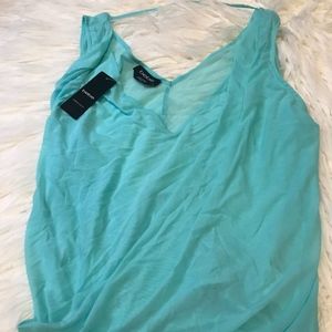 Bebe Sheer Tank top Size M